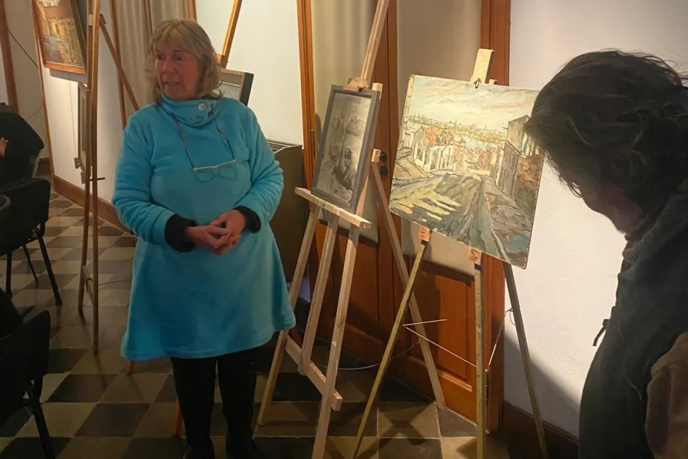 Liliana Parodi tiene pensado armar una muestra con los dos artistas, para septiembre próximo. 