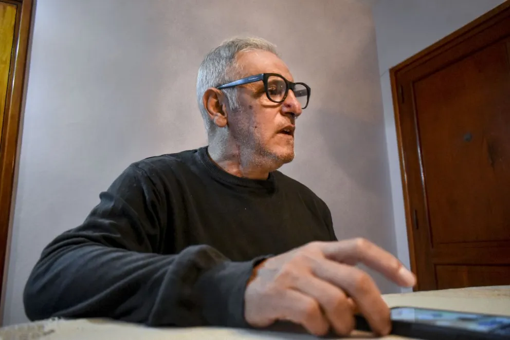 Walter Gutiérrez en diálogo con NoticiasNet.  (Fotos: Vanesa Schwemmler).