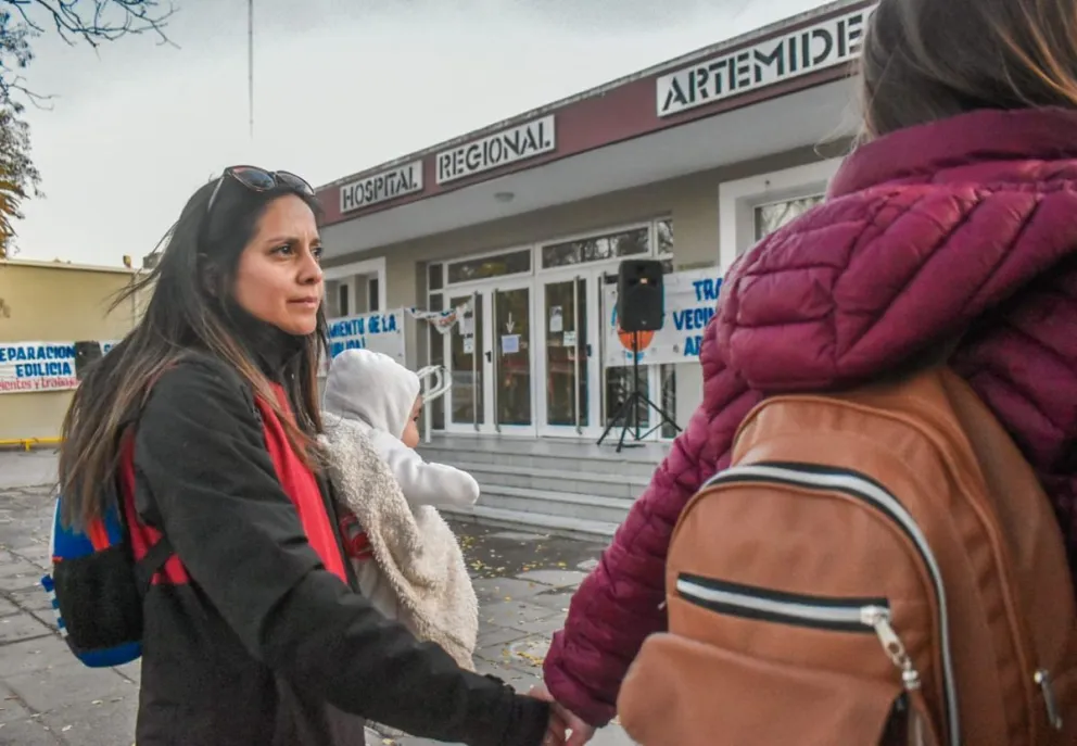 Los vecinos acompañaron en buen número. 