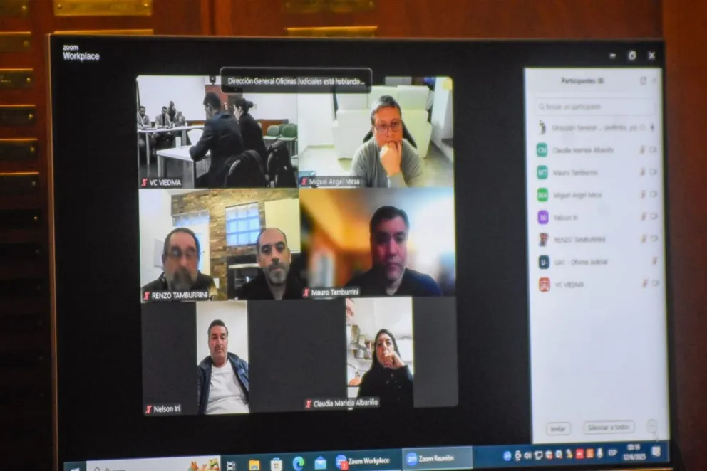 Reformulación de cargos a ex intendentes y miembros de gobierno de Sierra Grande. Fotos Vanesa Schwemmler NoticiasNet. 