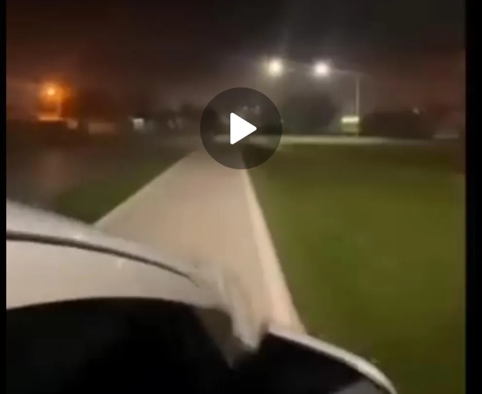 Tremenda imprudencia que pudo poner en riesgo a terceros. 