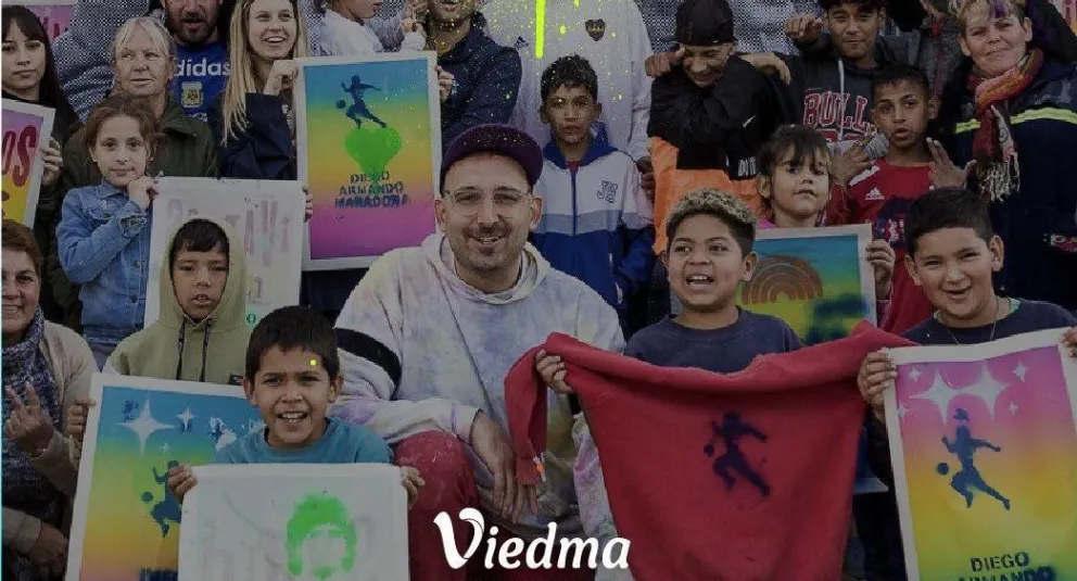 Actividad promovida por la Municipalidad de Viedma, junto al reconocido artista San Spiga. 