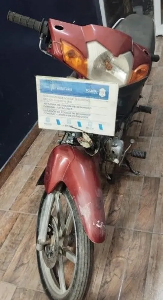 El rodado había sido sustraído el jueves por la noche. 