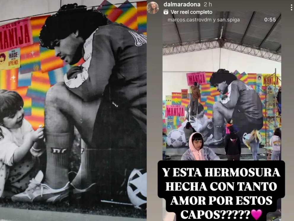 El mural fue presentado este viernes como parte de la puesta en valor de la sede vecinal.