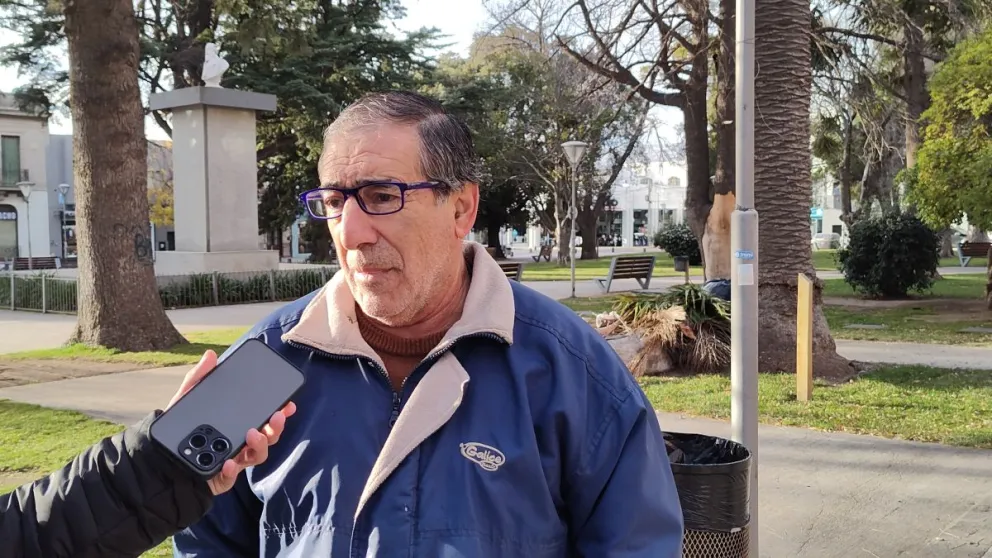 Jorge Razzari, referente de taxistas de Viedma, informó los reclamos del rubro. 