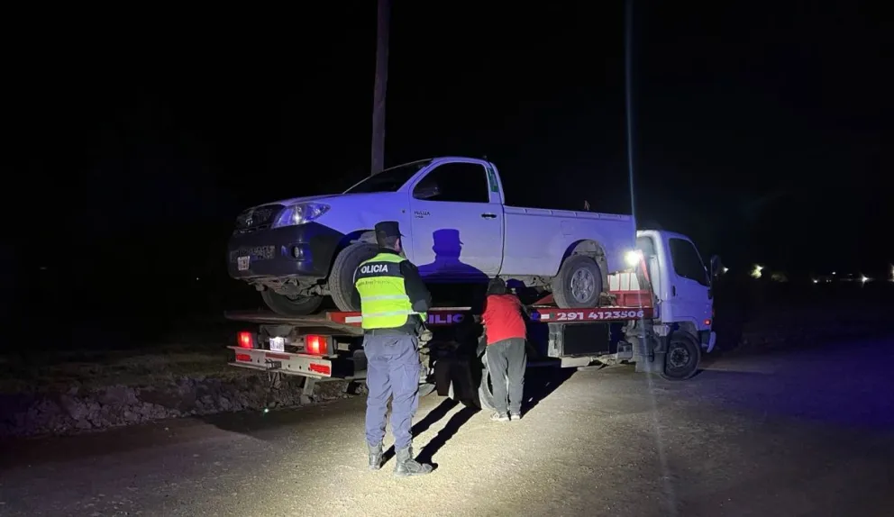 El vehículo fue secuestrado por el personal policial. 