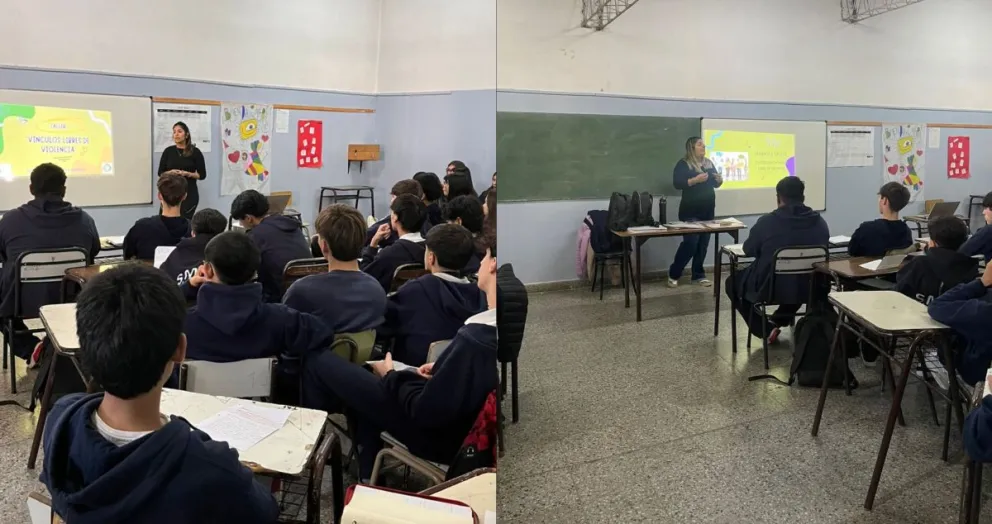 La actividad se centró en la identificación de la violencia en los vínculos afectivos. 