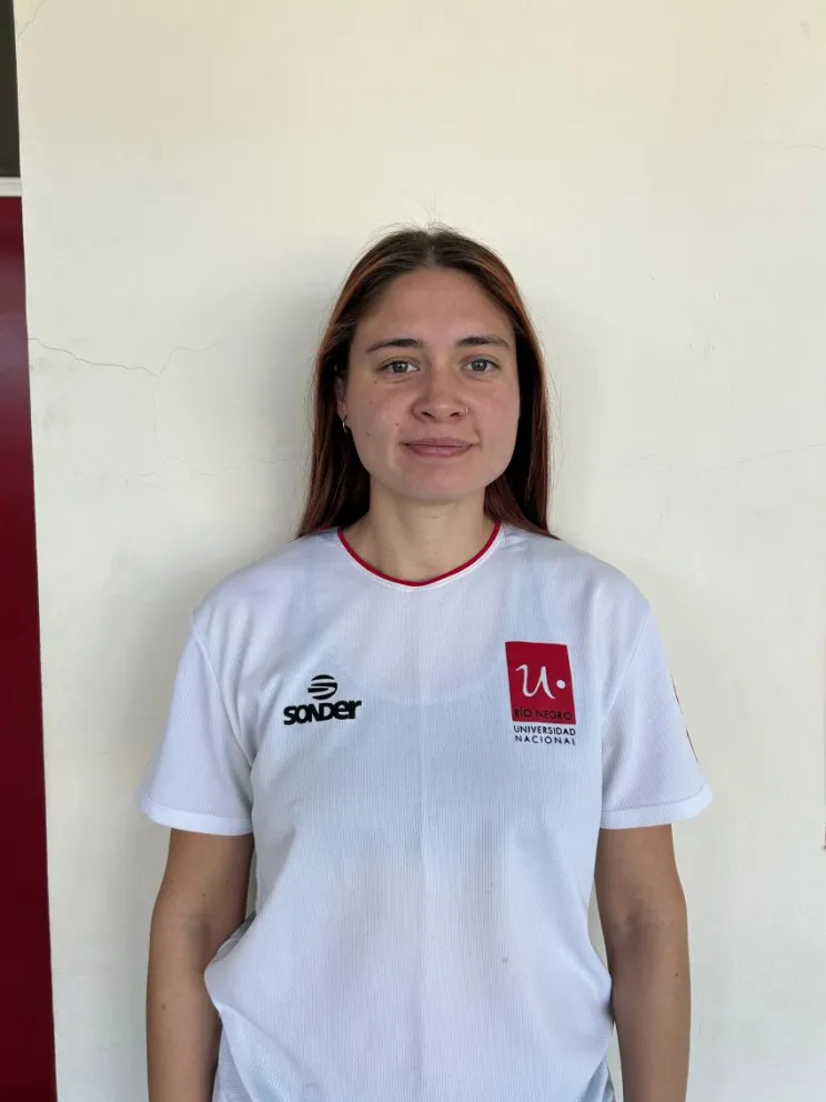 María Paz Castro Uriarte, es alumna de Kinesiología en Viedma.