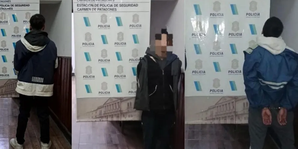 Los detenidos fueron llevados a la unidad policial. 