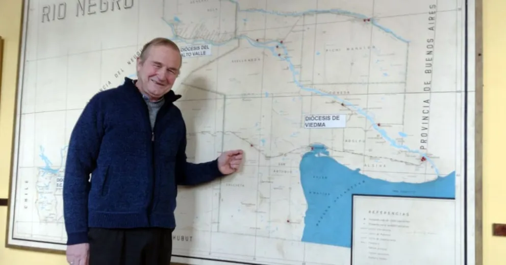 Esteban Laxague, obispo de la diócesis de Viedma desde 2002.
