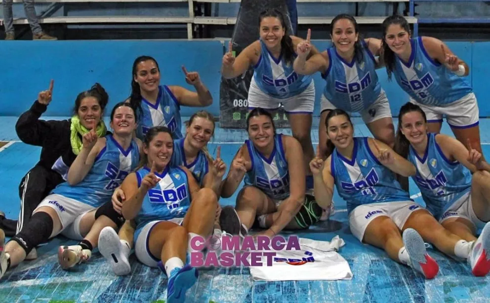 Sol de Mayo campeón. Foto Gentileza "Comarca Basket".