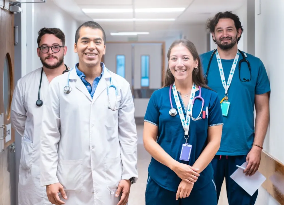 Parte del cuerpo médico.