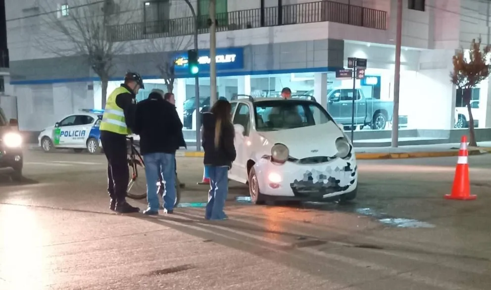Así quedó uno de los vehículos involucrados. 