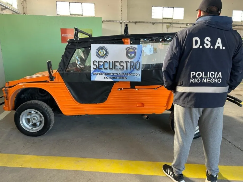 Actuó el Departamento de Sustracción de Automotores. 