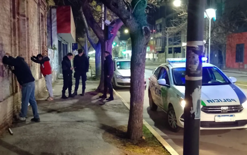 Intervino personal de la comisaría 1º. Foto gentileza.