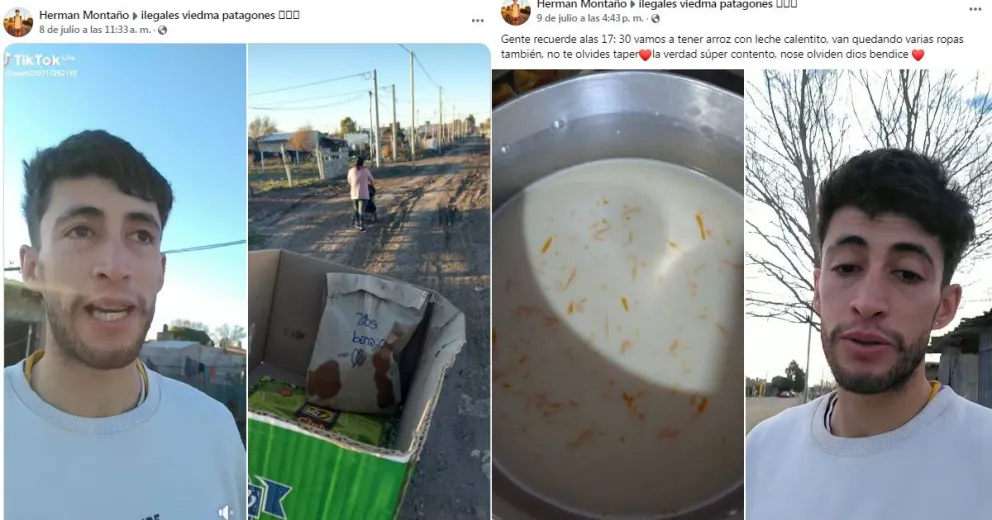 Hernán y Patricia preparan cosas deliciosas como tortas fritas y arroz con leche.
