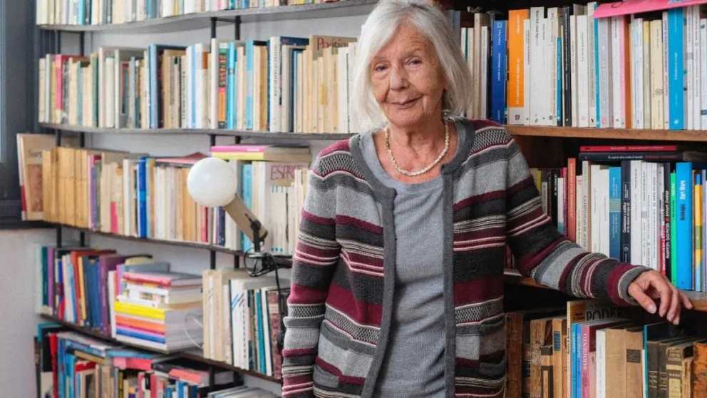 Sarlo, tenía aquí una prima con vasta trayectoria pública. Foto archivo.