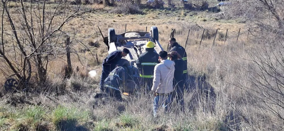 Por falta de alcoholímetro, no se pudo verificar en qué condiciones manejaba el propietario. Foto gentileza: FM Éxitos/General Conesa.