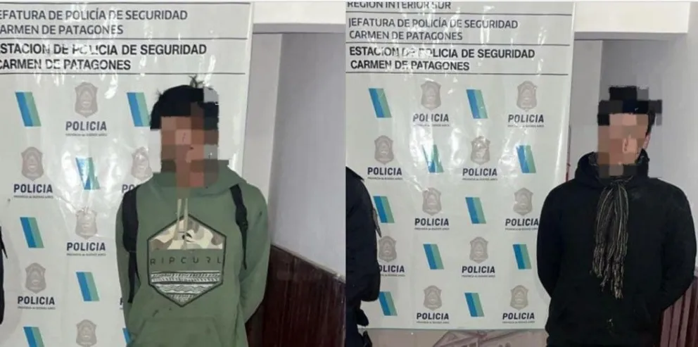 Los sujetos quedaron detenidos en la Estación Comunal. 