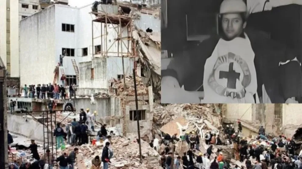 Sanantoniense fue parte de los rescates en el atentado a la Amia, hace 31 años. 