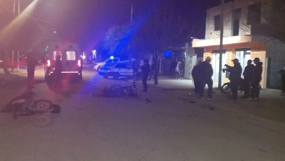 Choque fatal en la calle 20 del barrio Lavalle. Foto archivo.