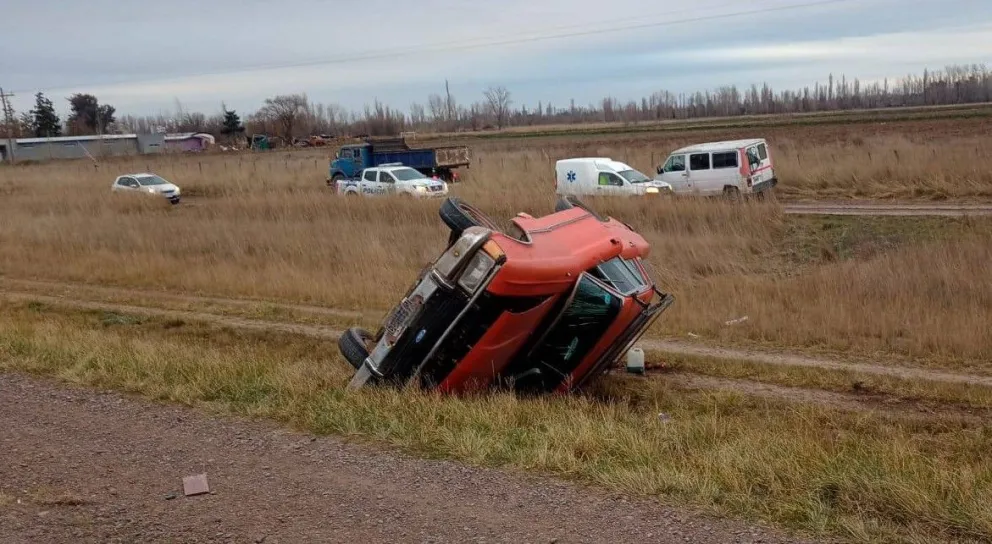 Así quedó el Falcon luego del impacto.
 