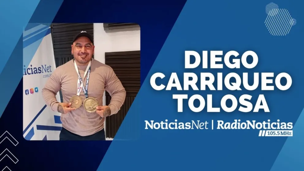 Diego Carriqueo Tolosa disputará el Mundial 2025 de Powerlifting.