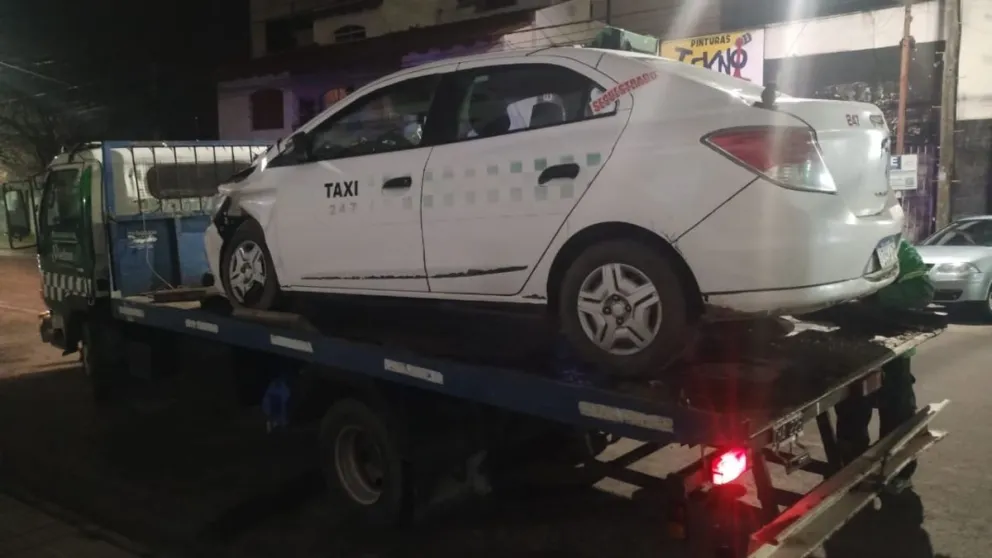 El vehículo secuestrado por falta de papeles en Viedma.