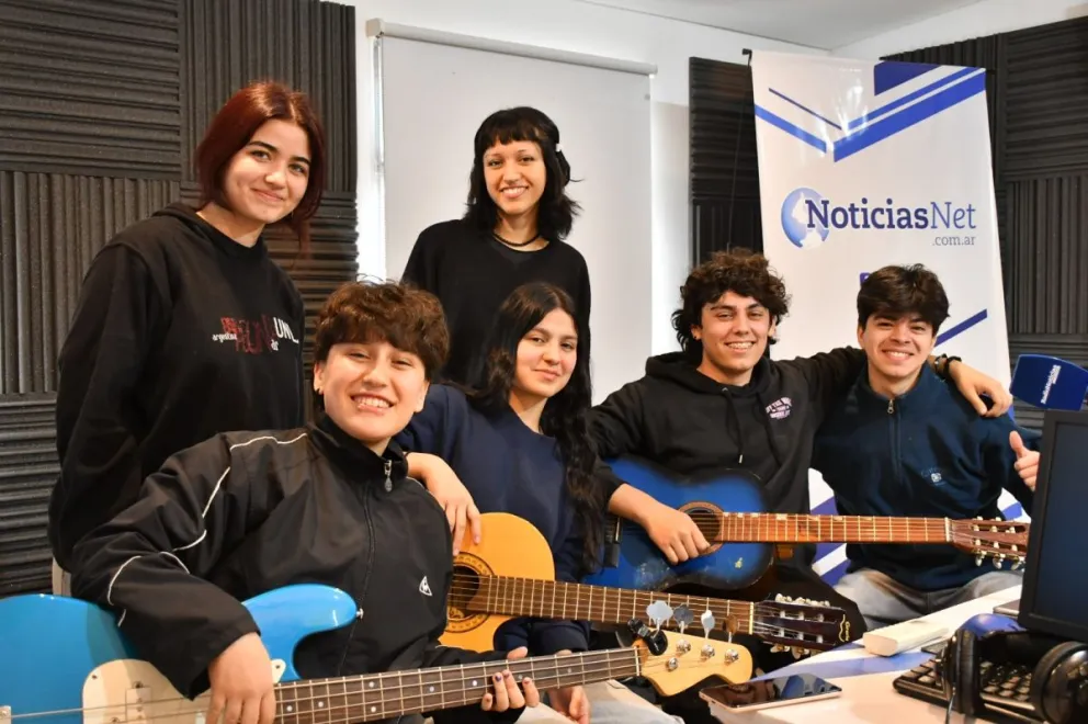 "Fuera de Señal", la banda de chicos de Viedma que no para de crecer. Fotos NoticiasNet. 
