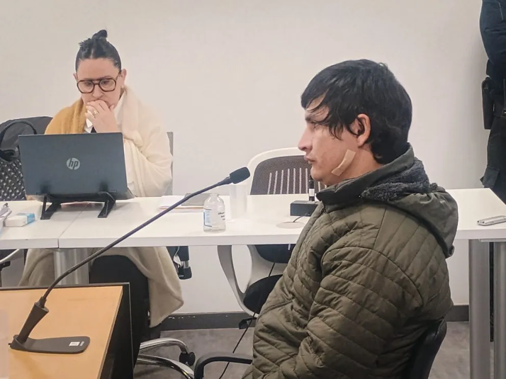 Marcos Quiroga con llanto fácil tras recordar la tormentosa escena. Fotos NoticiasNet/ Vanesa Schwemmler. 