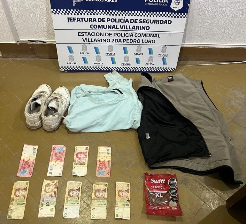 Los elementos secuestrados están relacionados con el robo denunciado. 