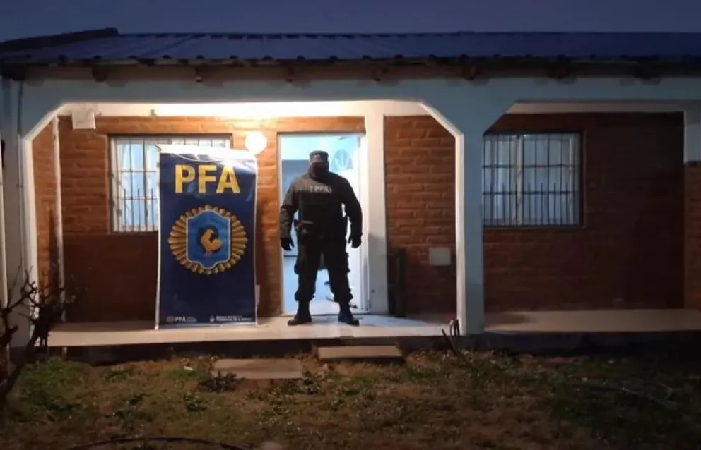 La causa de narcotráfico derivó en el hallazgo de material de abuso sexual infantil. (Foto Policía Federal Argentina)