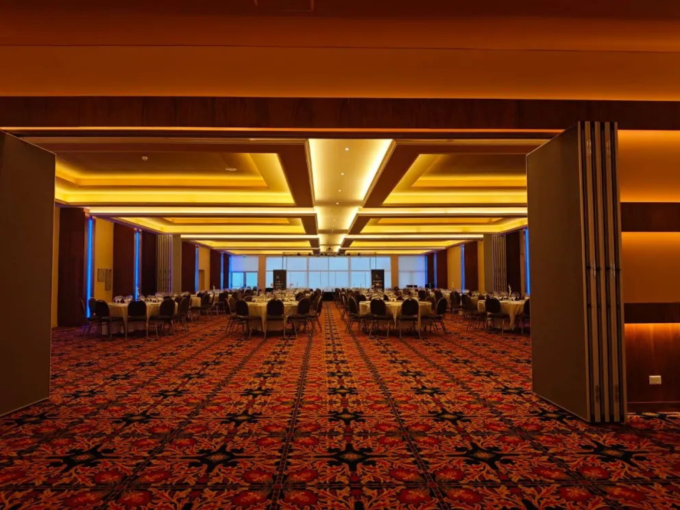 Una muestra de la amplitud del espacio.