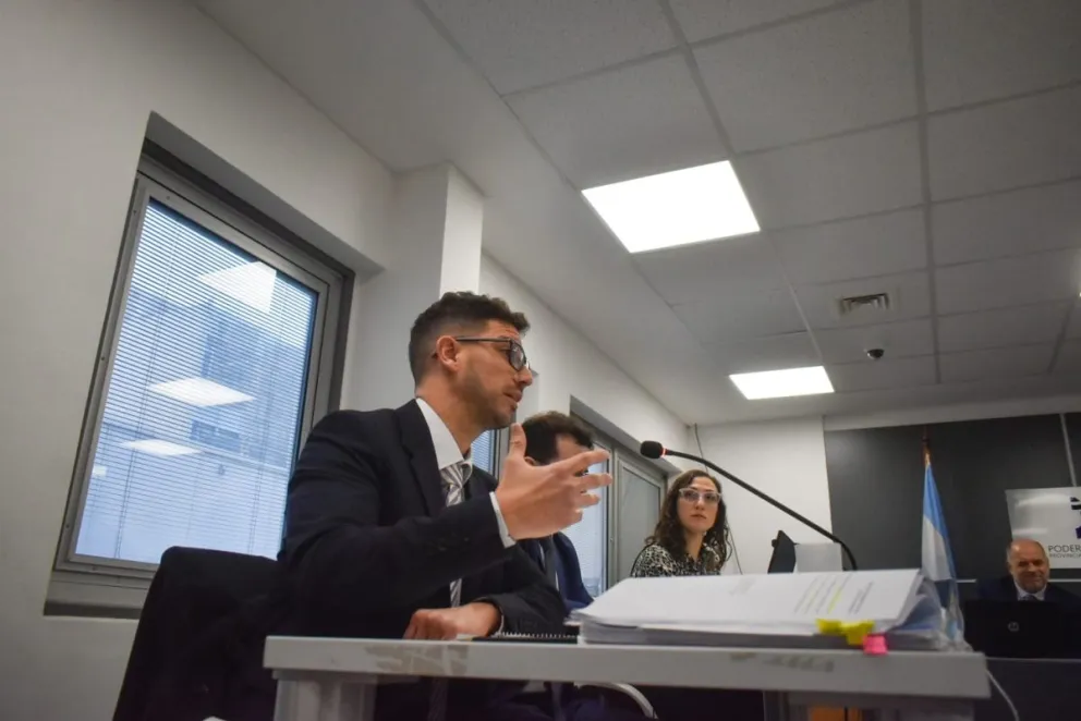 Audiencia judicial por abuso sexual contra un sujeto en una zona de chacras. Fotos NoticiasNet. 