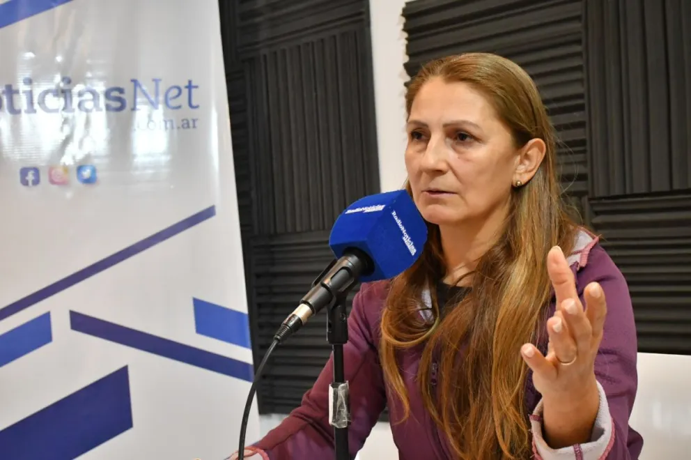 Adriana Fabi, madre de Gabriel Mandagaray, policía que murió ahogado en un entrenamiento del COER. Foto archivo.