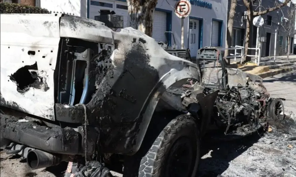 La camioneta estaba valuada en unos 100 millones de pesos. (Foto: Tania Domenicucci. ANRoca)