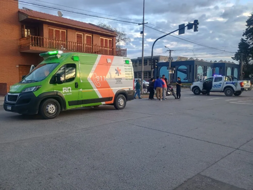  El accidente ocurrió en la avenida Caseros y Bernal.