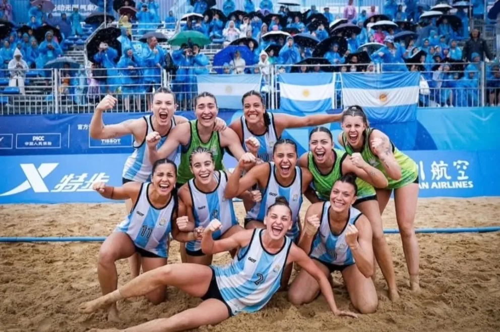 Agostina Arcajo, pieza clave en la consagración. 