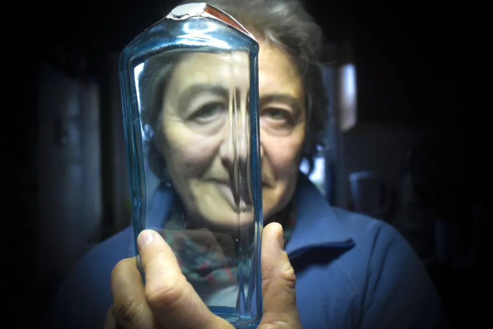 El trabajo de Ziva se centra en las técnicas de Vitró y Tiffany (Fotos: Vanesa Schwemmler).  