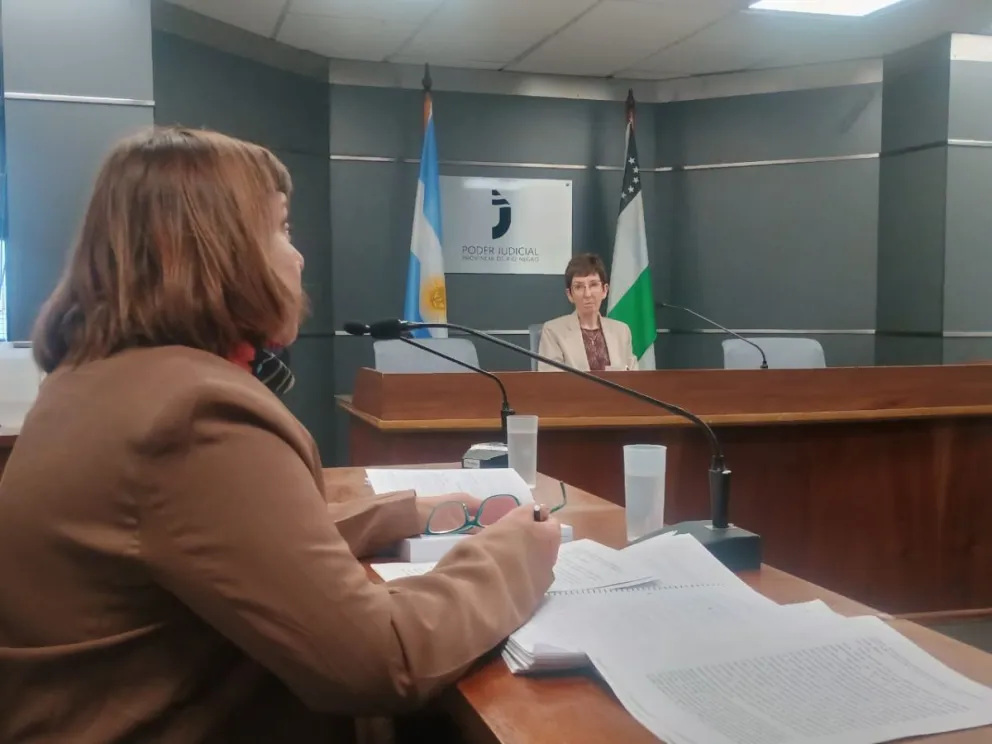 Zágari y la abogada Cufré.