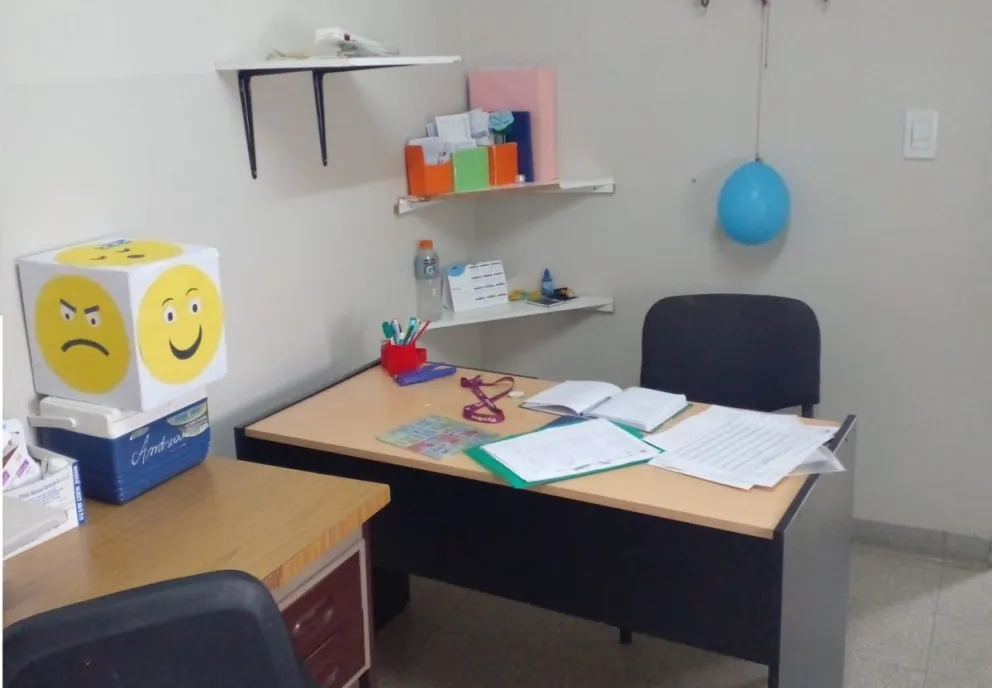 Recepción del Caps del barrio Lavalle. Foto Taxistas en Movimiento. 