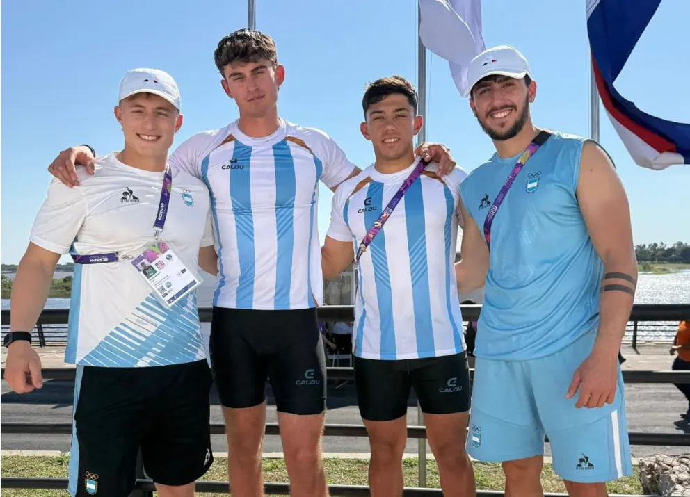 Vicente Vergauven, orgullo viedmense, lleno de medallas en Asunción de Paraguay. 