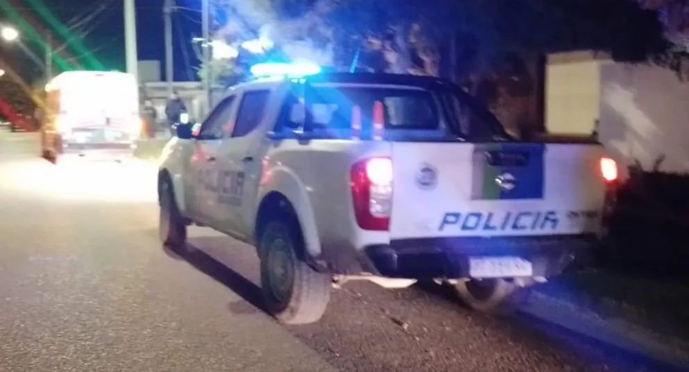 El personal policial trabajó en diferentes sectores de la capital provincial. 