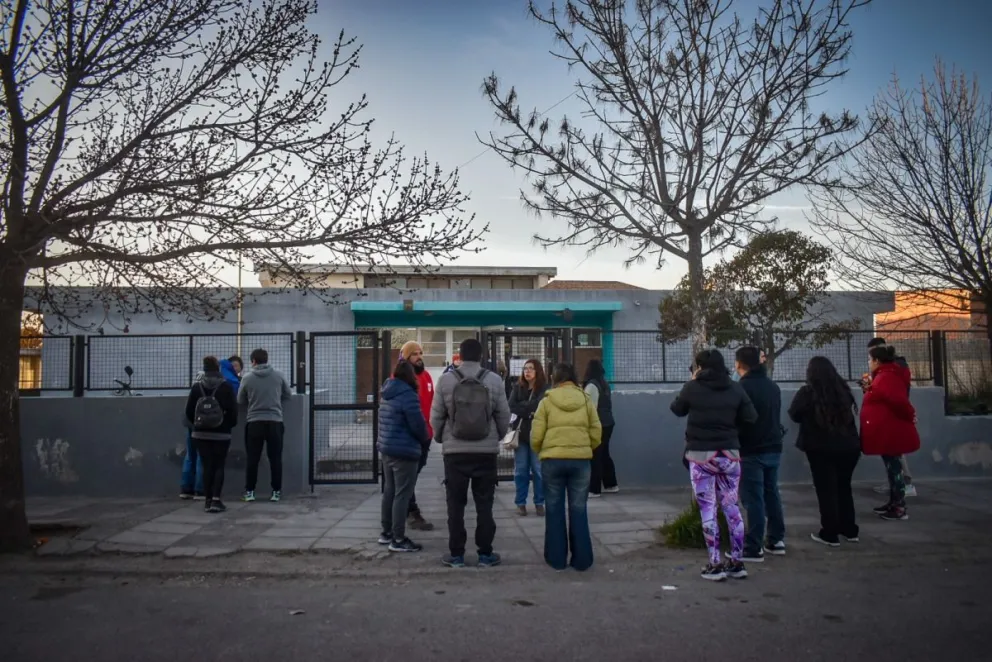 Reunión de padres en la escuela 263. Foto:  Vanesa Schwemmler.