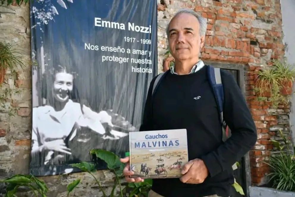 
Marcelo Beccaceci presentará su libro "Gauchos de Malvinas" en el Museo Emma Nozzi.
