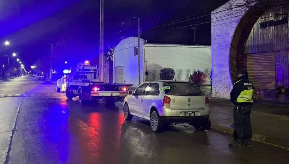 El vehículo fue secuestrado por personal policial. 