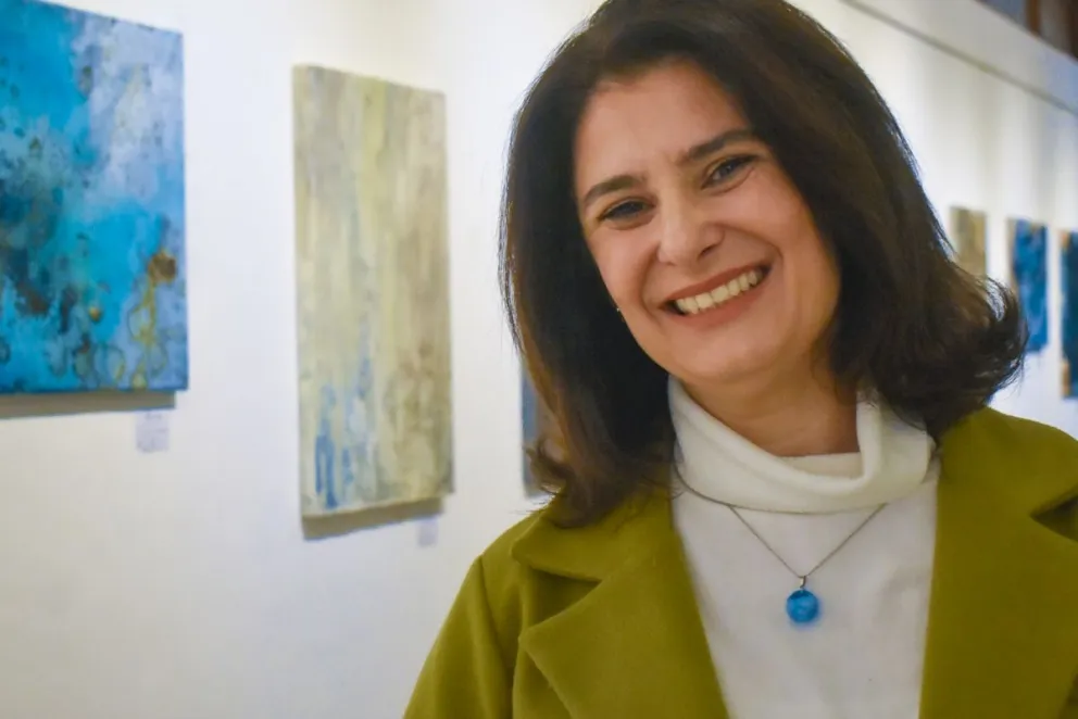 La artista expresó gratitud por la capital rionegrina (Fotos: Vanesa Schwemmler).