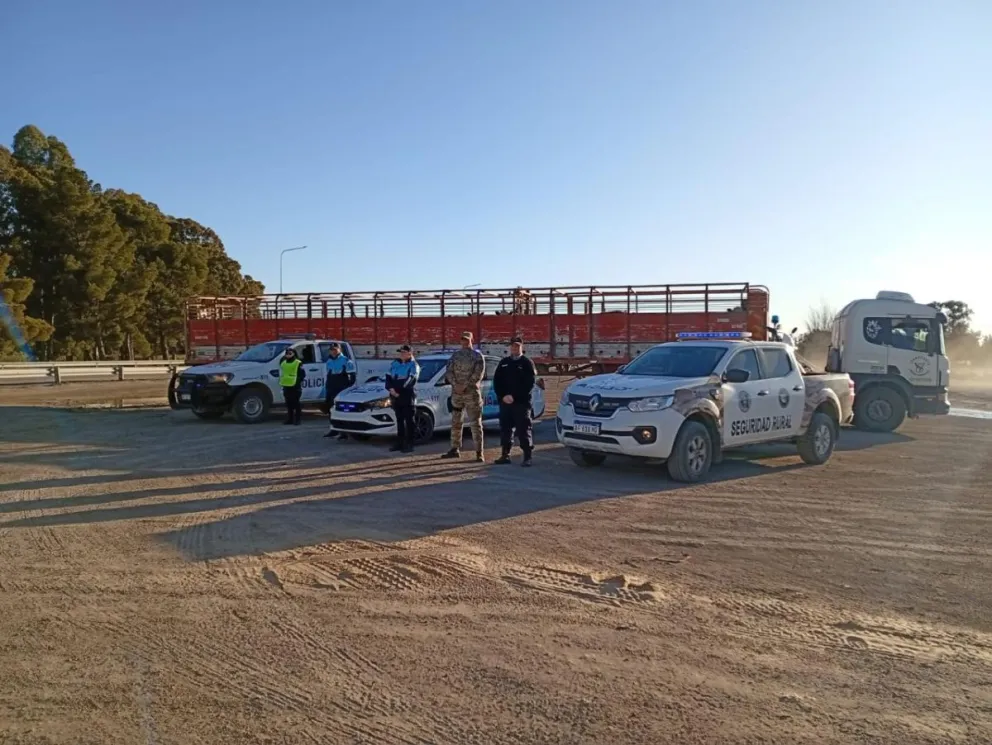 El personal policial que llevó a cabo las tareas. 