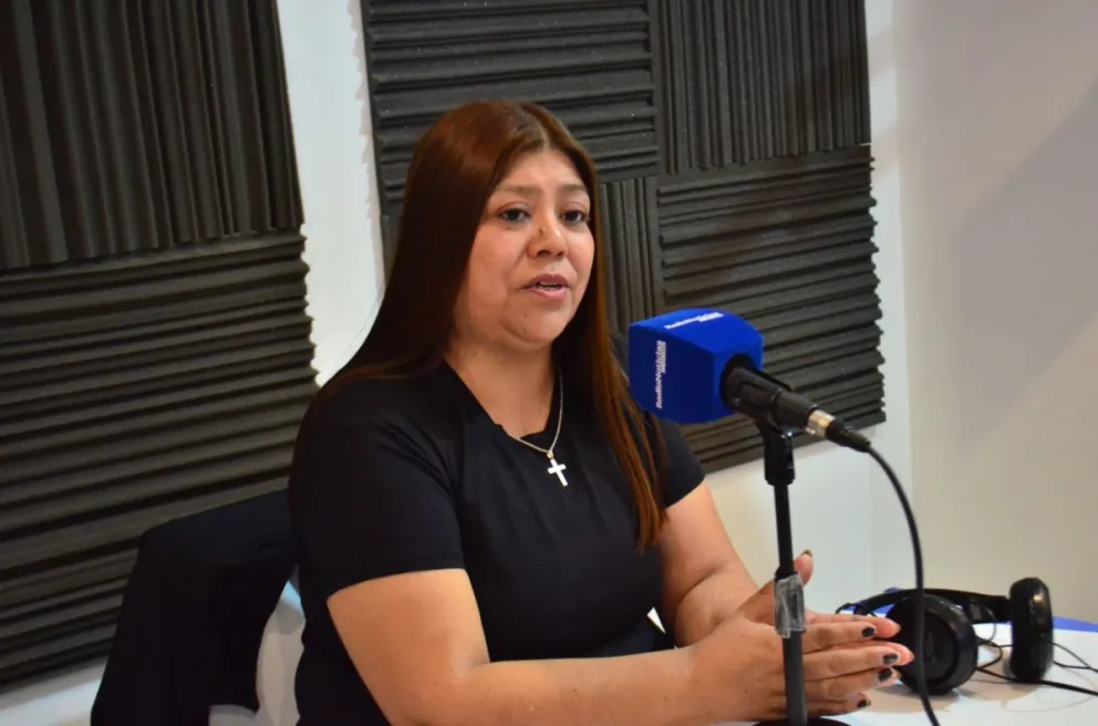 Angélica Calfín y un trabajo coordinado para erradicar a la trata de personas. Fotos Gentileza. 