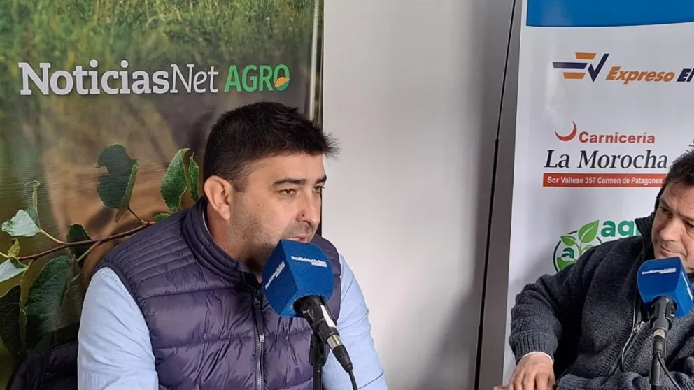 Rodrigo Nuñez, presidente de la Rural de Viedma. 